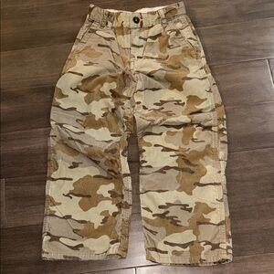 Oshkosh Camo Print Corduroy Pants Youth SZ 7